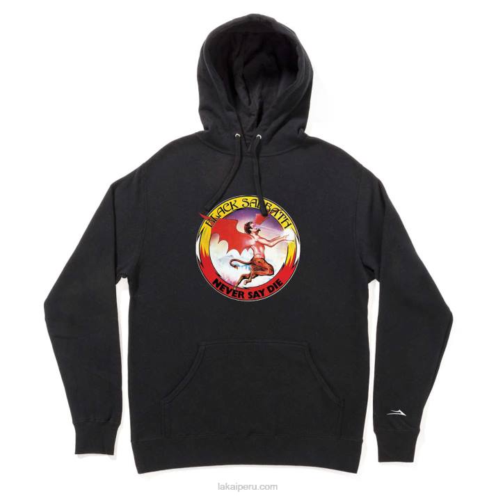 negro_6xtr361lakai_sabbath_nunca_digas_morir_sudadera_con_capucha.jpg negro 6XTR361Lakai sabbath nunca digas morir sudadera con capucha - Imagen 1