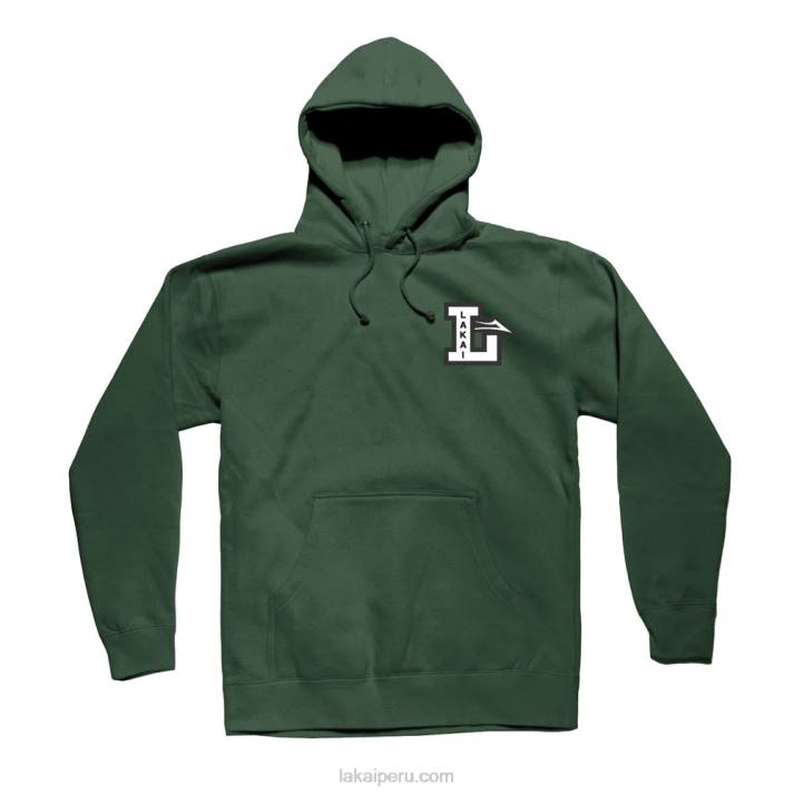 verde_alpino_6xtr141lakai_letra_sudadera_con_capucha.jpg verde alpino 6XTR141Lakai letra sudadera con capucha - Imagen 1