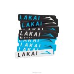 6XTR385Lakai pegatinas de barra grandes paquete de 24