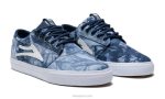azul 6XTR222Lakai zapatillas de skate de textil teñido anudado griffin - Imagen 2