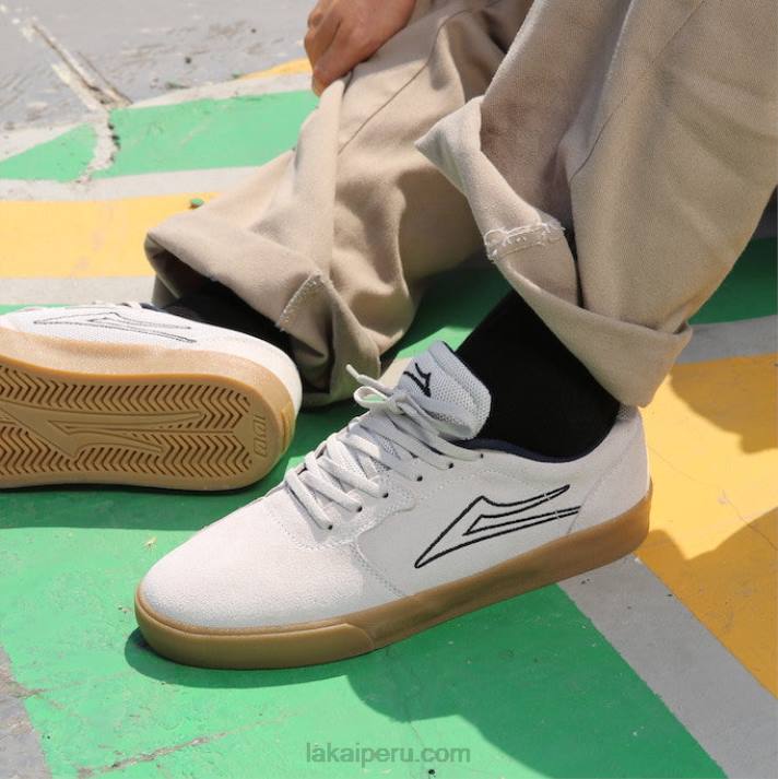 blanco_gamuza_de_goma_6xtr3lakai_cardiff.jpg blanco/gamuza de goma 6XTR3Lakai Cardiff - Imagen 1