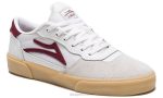 cuero blanco/burdeos 6XTR64Lakai cambridge - Imagen 2