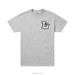 cuero gris 6XTR161Lakai camiseta de letra